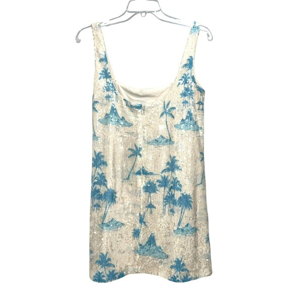 Gianni Bini Dannijo Sequin Tropical Mini Dress Size 2 NWT - Picture 4 of 6